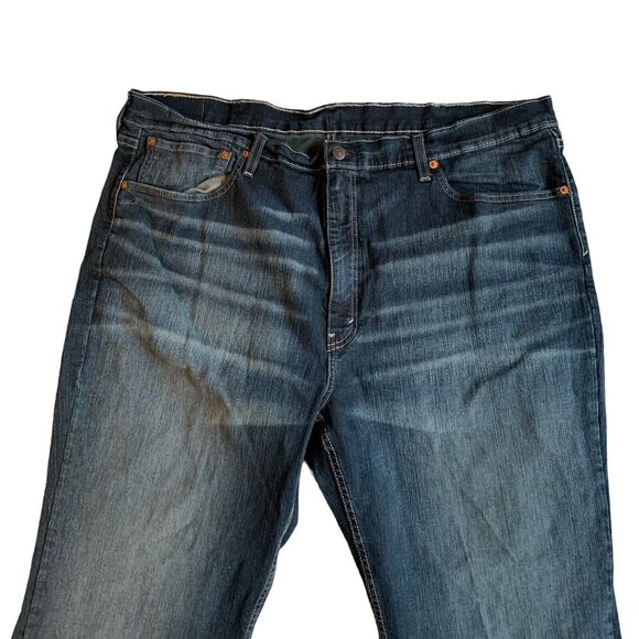 Levis 559 Men's 44 x 29 Relaxed Straight Medium Wash Denim Jeans ACTUAL 43 x 27 - Picture 3 of 8